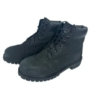 Timberland Youth Premium 6-Inch Sz 4 Waterproof Black Boot