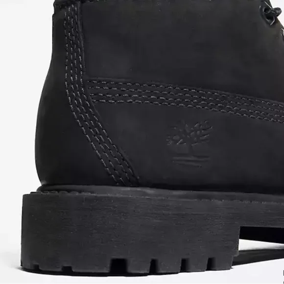 Timberland Youth Premium 6-Inch Sz 4 Waterproof Black Boot