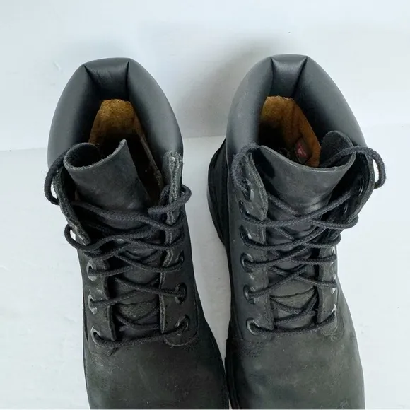 Timberland Youth Premium 6-Inch Sz 4 Waterproof Black Boot