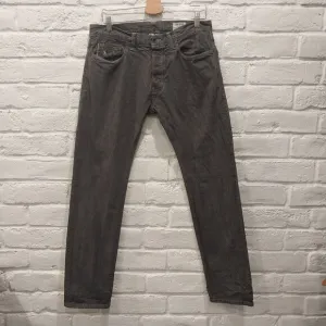 Todd Snyder Jeans Mens 32x32 Gray Selvedge Straight Fit Made In USA Button Fly.
