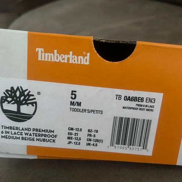 Toddler Timberland® Premium 6-Inch Lace-Up Waterproof Boot
