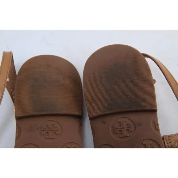 Tory Burch Ali Sandals Leather Women's Shoes Scrappy 6.5 M