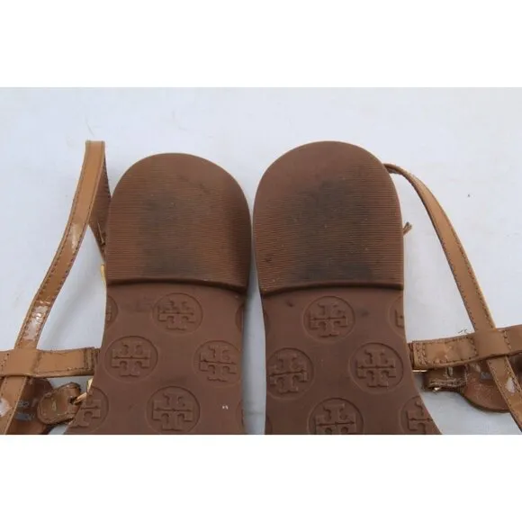 Tory Burch Ali Sandals Leather Women's Shoes Scrappy 6.5 M