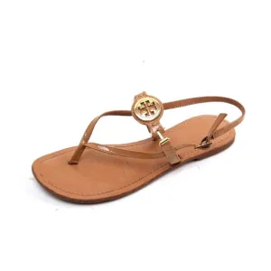 Tory Burch Ali Sandals Leather Women's Shoes Scrappy 6.5 M