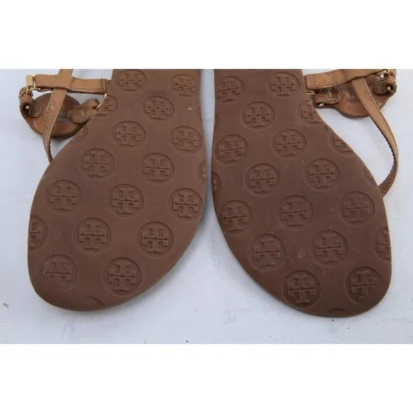 Tory Burch Ali Sandals Leather Women's Shoes Scrappy 6.5 M