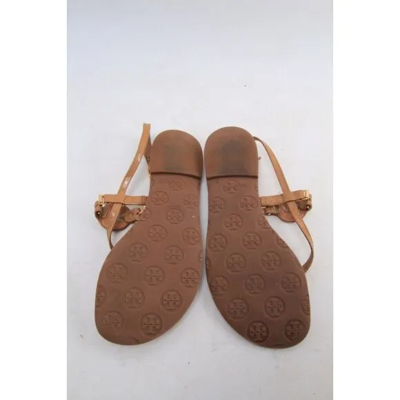 Tory Burch Ali Sandals Leather Women's Shoes Scrappy 6.5 M