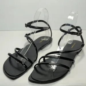 Tory Burch Split Mignon Strappy gladiator like flat sandals womans size 10.5