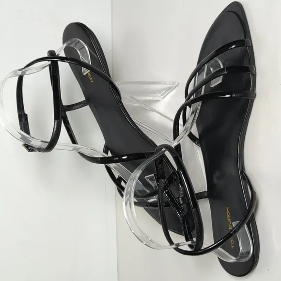 Tory Burch Split Mignon Strappy gladiator like flat sandals womans size 10.5