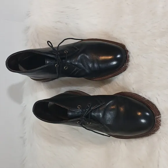 Trask Men's Leather Ankle Boots Sz 9.5M Black