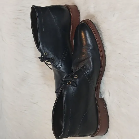 Trask Men's Leather Ankle Boots Sz 9.5M Black