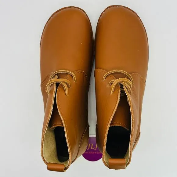 Troentorp Women's Morris Clog Ankle Boots Cognac Leather Size 38 EU/ 8-8.5 US