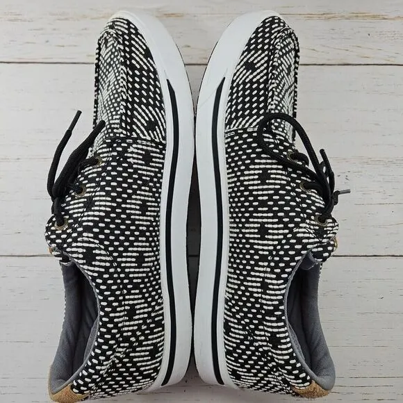 Twisted X‎ Mens Black Kicks Casual Shoes Size 11.5 Aztec Lace Up Slip On MCA0046