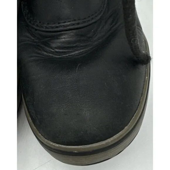 UGG BRYNN BLACK  women 6 (eu 37) 1001371 Wool liner waterproof Lace Up Boots