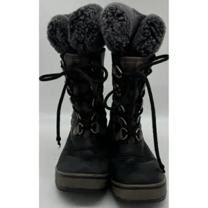 UGG BRYNN BLACK  women 6 (eu 37) 1001371 Wool liner waterproof Lace Up Boots