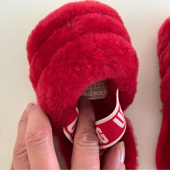 UGG FLUFF YEAH SANDALS INFANT/TODDLER SLIDE