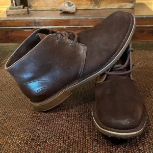 UGG Leather and Suede Chukka Boots Grizzly Brown Style 1014413