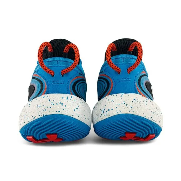 Under Armour Spawn 6 Capri Red Blue Men's Basketball Shoes Sneakers 3027259-400