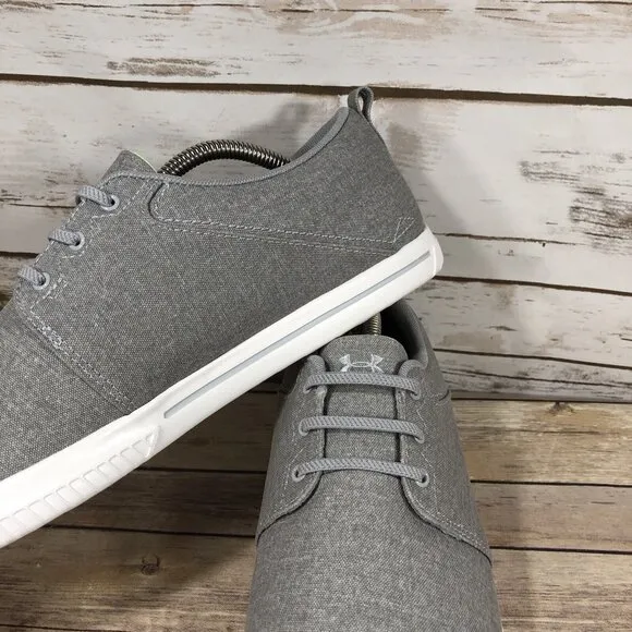 Under Armour UA Street Encounter Shoes Mens Size 13 Slip On Casual Comfort Gray