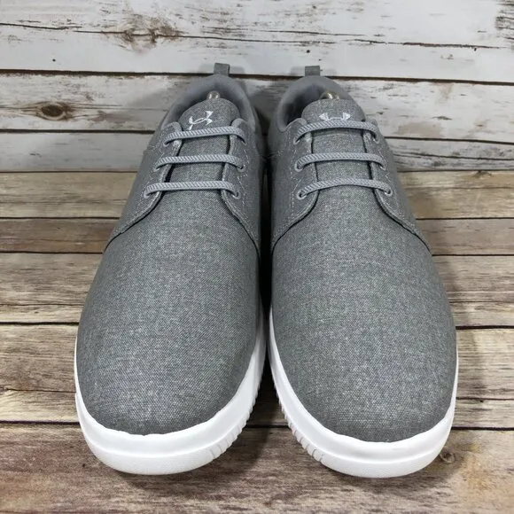 Under Armour UA Street Encounter Shoes Mens Size 13 Slip On Casual Comfort Gray