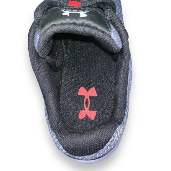 Under Armour UA Surge 2 Athletic Shoes Grey / Black / Red 3022595-100 Men's 8.5