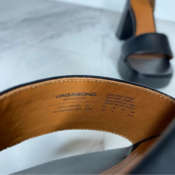 Vagabond Fiona Square Toe Heeled Sandal 7