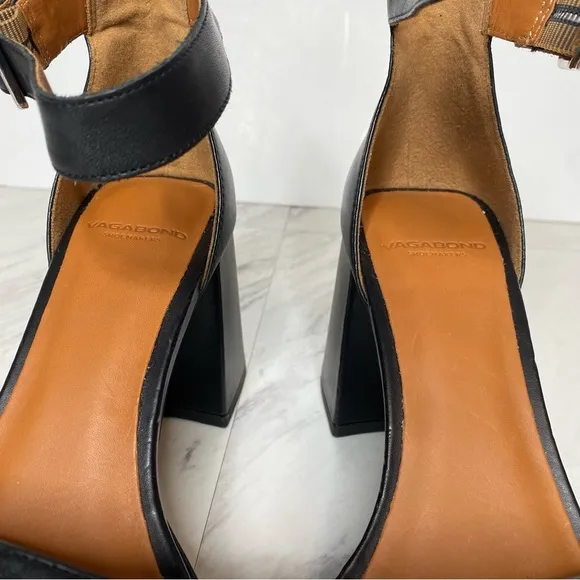 Vagabond Fiona Square Toe Heeled Sandal 7