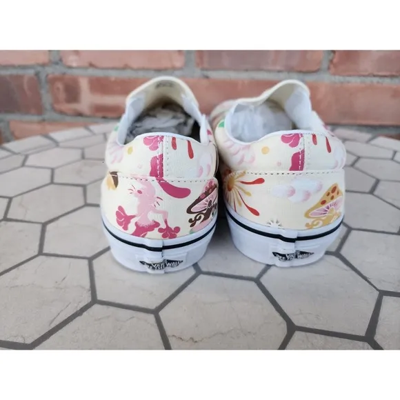 Vans Classic Slip On Get Outdoors Classic Trippy Mountain White Size 10.5 Men