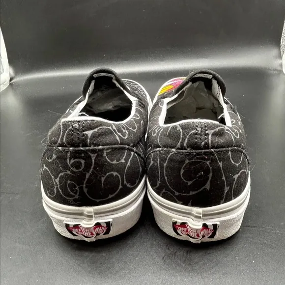 Vans Classic Slip-On Shoes Nightmare Before Christmas Jack and Sally 6.5M 8W