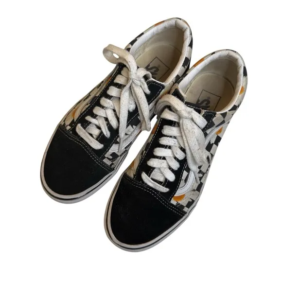 Vans Daisy Print Old Skool Shoes