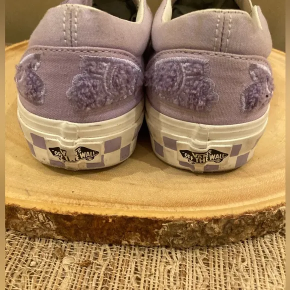 Vans Emma Mulholland on HolIday Slip-On Lilac Purple 3D Floral Sz-W-10 &amp; M8.5