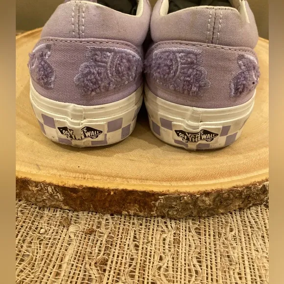 Vans Emma Mulholland on HolIday Slip-On Lilac Purple 3D Floral Sz-W-10 &amp; M8.5