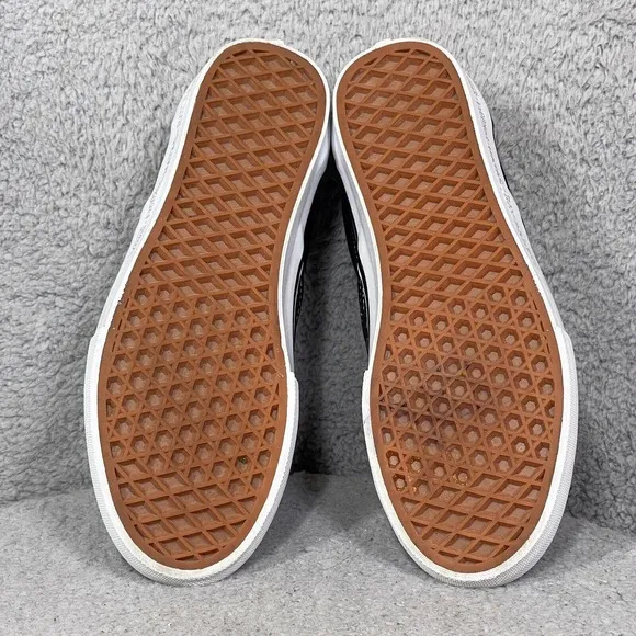 Vans Krooked By Natas For Ray Mens Size 6.5 Slip On Skate Shoes Black Canvas