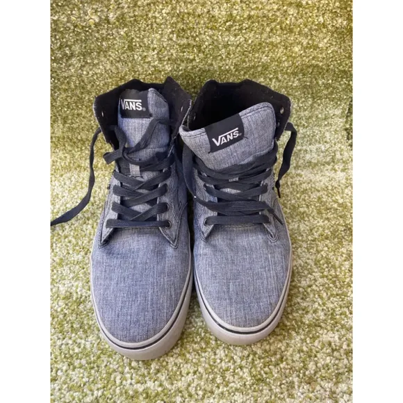 Vans Off The Wall Gray Hi-top Men's 11.5 Sneaker Skateboard