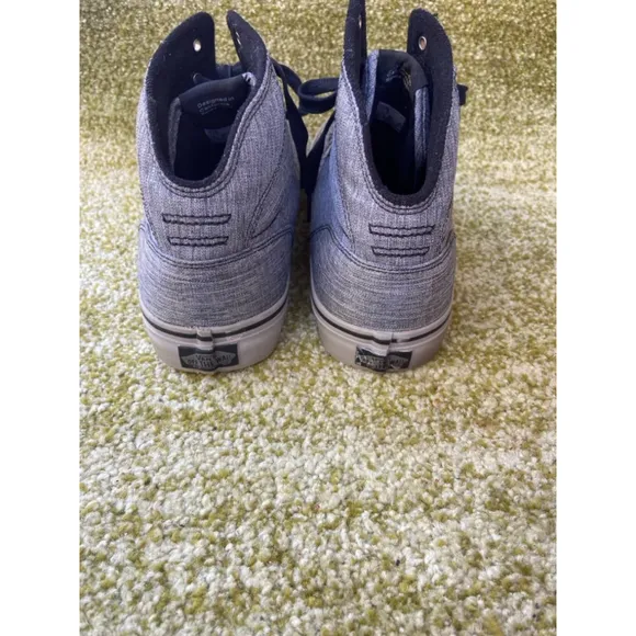 Vans Off The Wall Gray Hi-top Men's 11.5 Sneaker Skateboard