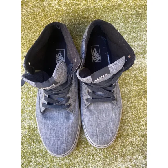 Vans Off The Wall Gray Hi-top Men's 11.5 Sneaker Skateboard
