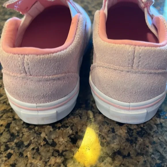 VANS Pink bunny suede  slip on shoes.  NWT