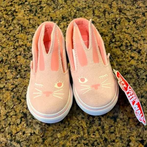 VANS Pink bunny suede  slip on shoes.  NWT