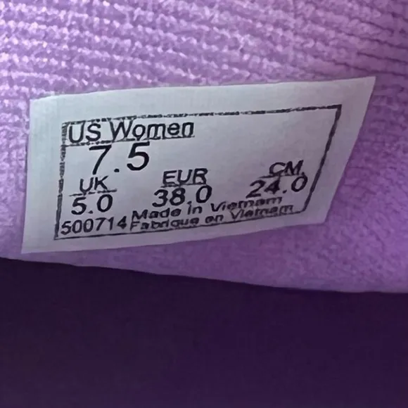 Vans Slip On Classic Checkerboard Lavender Women's Shoe Size 7.5 #788
