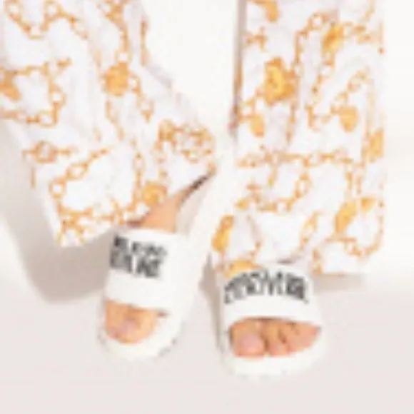 Versace Jeans Couture Logo Slide Sandal. Versace. Sandal. Slide. Size: 8, 38