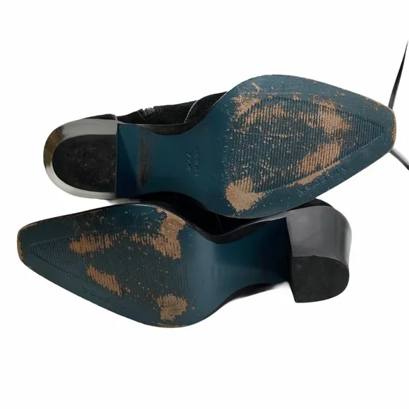 VIA SPIGA Black Suede Boots 7.5 M