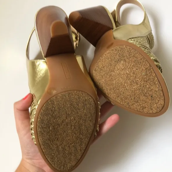 Vince Camuto Entik leather braided sandals