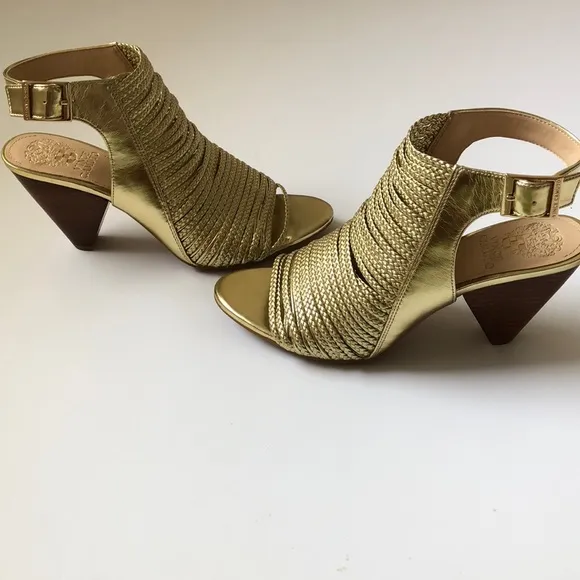 Vince Camuto Entik leather braided sandals