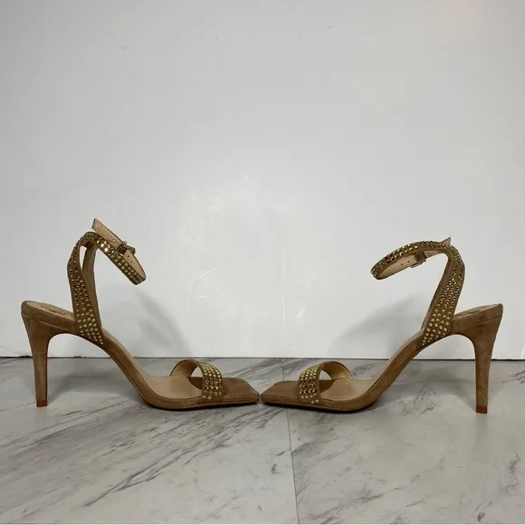 Vince Camuto Saprenda Light Brown Heeled Sandal 7 1/2 M