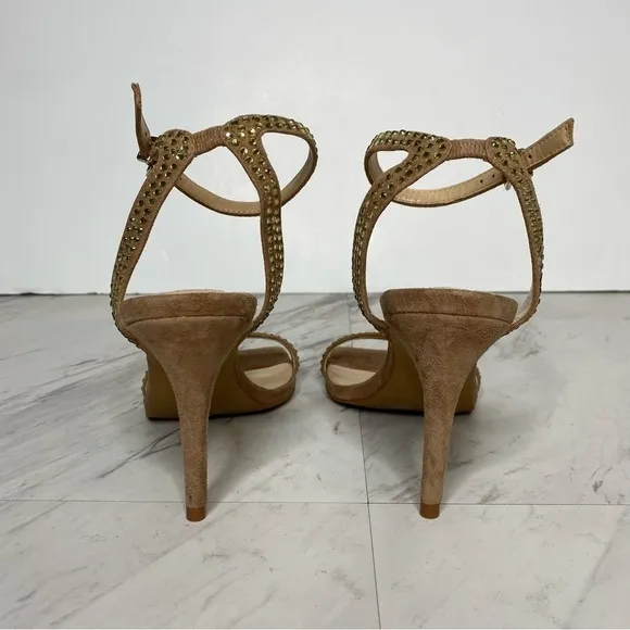 Vince Camuto Saprenda Light Brown Heeled Sandal 7 1/2 M