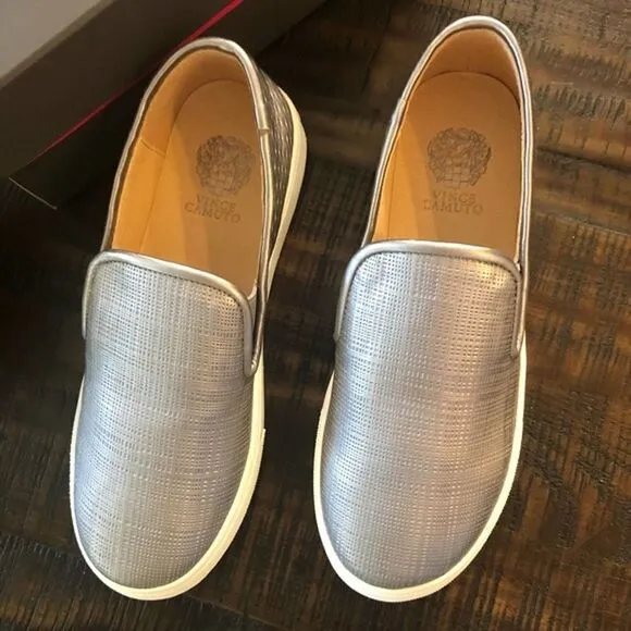 Vince Camuto Girl’s Silver Bestina Sneakers Shoes