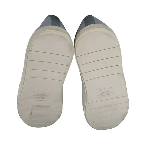 Vince Shoes Womens 9 Sneakers Slip On Casual Quilted Puffer Blair Comfort Grey