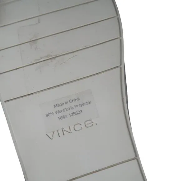 Vince Shoes Womens 9 Sneakers Slip On Casual Quilted Puffer Blair Comfort Grey