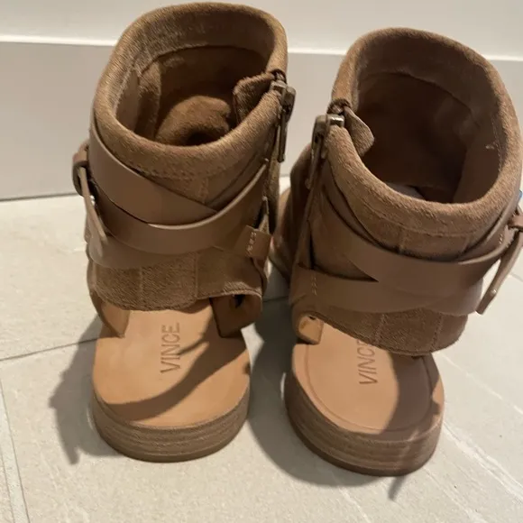 Vince Suede Open Toe Sandals