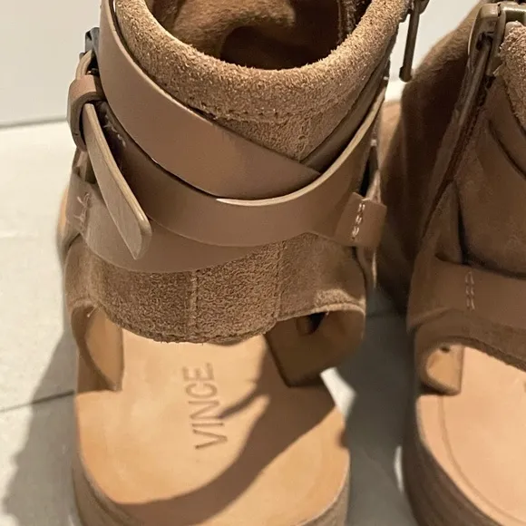 Vince Suede Open Toe Sandals