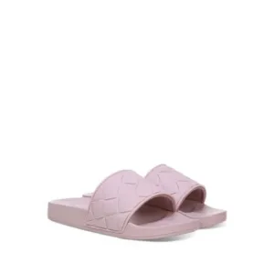 VINCE. Womens Purple Watley Round Toe Platform Slip On Slide Sandals Shoes 10